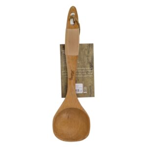 Chefline Wooden Ladle Silicon Grip S360