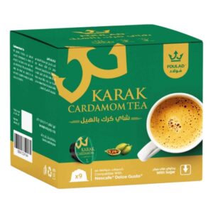 Foulad Karak Cardamom Tea Capsules with Sugar 9pcs