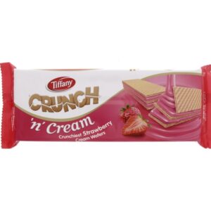 Tiffany Crunch 'n' Cream Strawberry Cream Wafers 153g