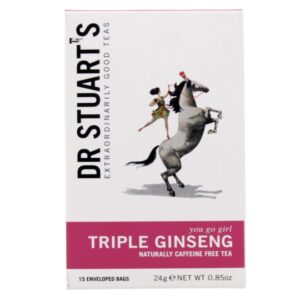 Dr Stuart's Triple Ginseng Naturally Caffeine Free Tea 15pcs