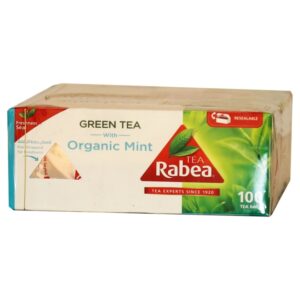 Rabea Green Tea & Mint 100 Teabags