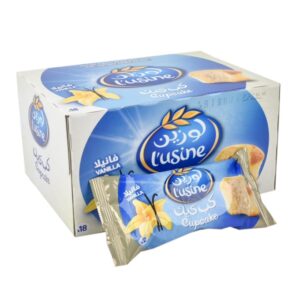 Almarai Lusine Vanilla Cupcake 18x30g 8406 L151