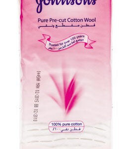 Johnsons Pure Pre Cut Cotton Wool 80Gm