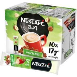 NESCAFE 3 IN 1 HAZELNUT 17GM 5240-00496 L158 L141