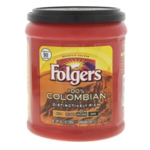 Folgers 100% Colombian Medium Dark Ground Coffee 292g