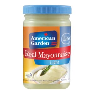 American Garden Real Mayonnaise Light Gluten Free, Dairy Free 237 ml