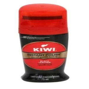 Kiwi Instant Polish Black Leather Liquid Shoe Polish 75ml