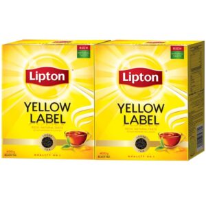 Lipton Yellow Label Tea Dust Value Pack 2 x 400 g