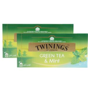 Twinings Green Tea & Mint Value Pack 2 x 25 Teabags