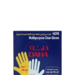 Dana Disposable Gloves Clear Free Size 100pc 20002484 L39