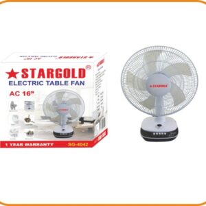 Stargold Electric Table Fan 16" Sg-4042