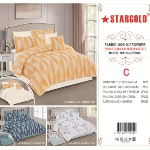 Stargold Print Comforter 8Pcs Set Sg-Cp2003