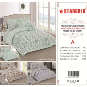 Stargold Print Comforter 8Pcs Set Sg-Cp2003