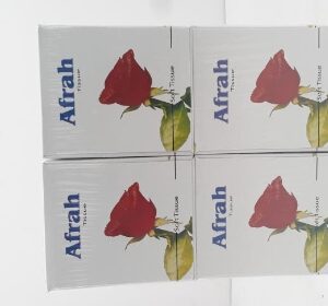 Afrah Facial Tissue Cube 1X4. PCS