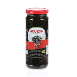 Acorsa Black Slice Olives 230gm