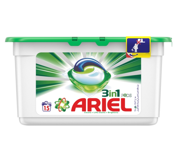 Ariel 3in1 Pods Washing Capsule Original Scent 15pcs 