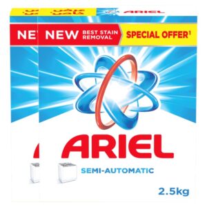 Ariel Semi-Automatic Washing Powder Blue Original 2 x 2.5kg