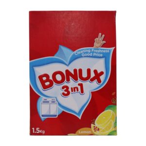 Bonux Washing Powder 3in1 Lemon 1.5kg