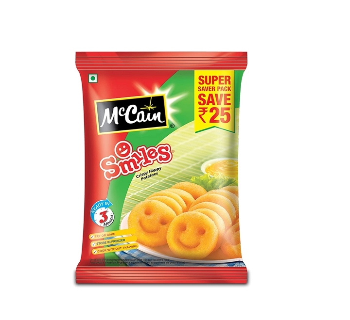 Mccain Smiles Fries 750gm Dukakeen Mccain Smiles Fries 750gm Dukakeen