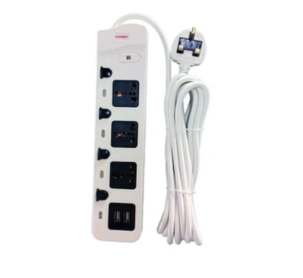 StarGold3WaySocketWithUsb5M