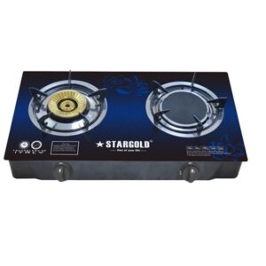 StarGoldLowGasConsumptionAutomaticIgnitionStainlessSteel2BurnerGasStove