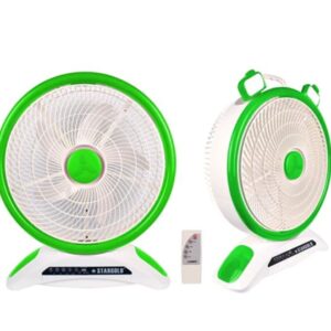 Stargold14RechargeableTableFanWithRemoteControlAndSmdLedLight3Speed40w