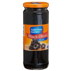 American Garden Black Sliced Olives 450Gm