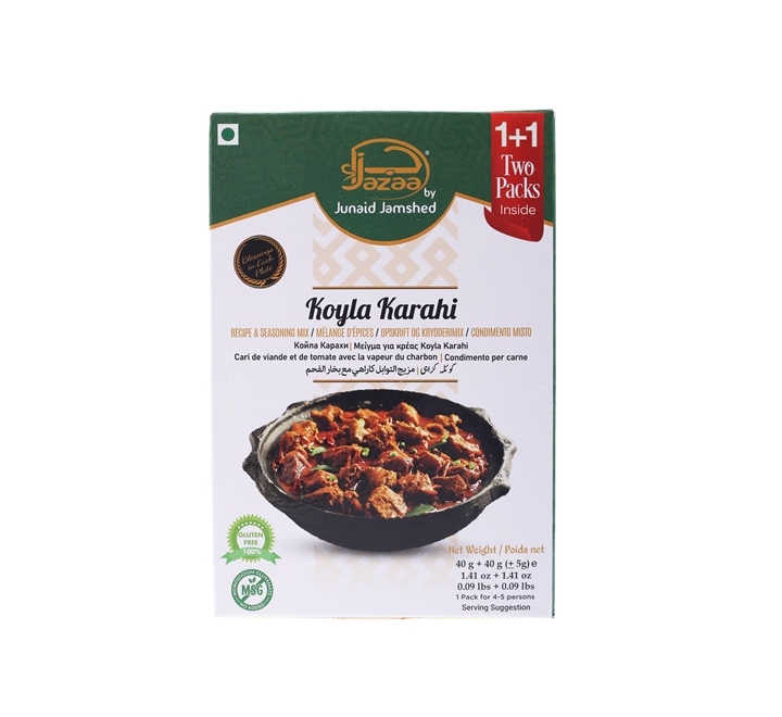 Jazaa Gluten Free Koyla Karahi Seasoning Mix 80 g Buy Online at Best