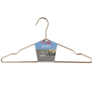 Straight Line Hanger Metal MHR-5213 3pcs Assorted