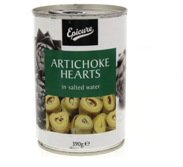 Epicure Artichoke Hearts In Salt Water 390g