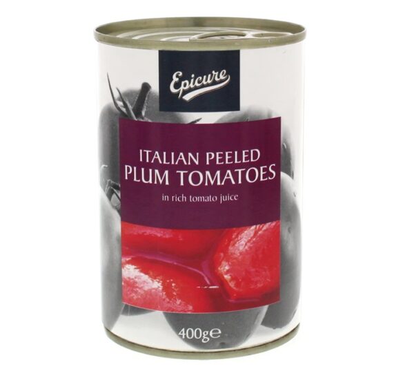 Epicure Italian Peeled Plum Tomatoes In Juice 400g