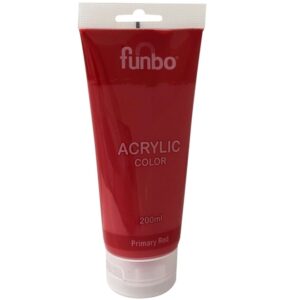 Funbo-Acrylic-Color-Ptimary-Red-200mldkKDP6281073418914