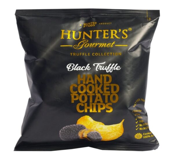Hunter\'s Gourmet Black Truffle Hand Cooked Potato Chips 40 g Buy