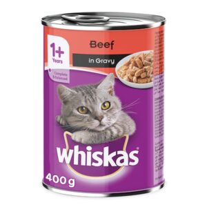 Whiskas-Beef-in-Gravy-Can-Wet-Cat-Food-for-1-Years-Adult-Cats-400-g