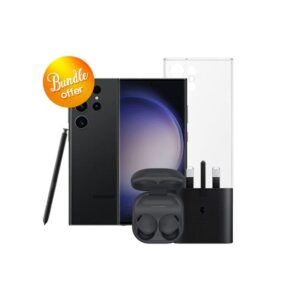 Galaxy-S23-Ultra-5G-1TB-Galaxy-Buds2-Pro-25W-Adapter-Clear-Case-Screen-Protector-Bundle-Offer-Phantom-Black