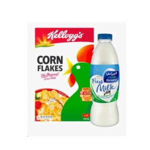 Kelloggs-Corn-Flakes-500gAlmarai-Full-Fat-Milk-1L