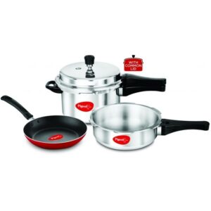 Pigeon-Pressure-Cooker-5ltr--3ltr-Base-Without-Lid--24cm-Non-Stick-Frypan