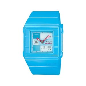 Baby-G-BGA200-Women-s-Watch-Analog-Digital-Combo-Blue-Silver-Dial-Blue-Resin-Band