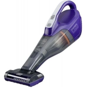 Black-Decker-DVB315JP-G-12V-Pet-Dustbuster-Cordless-Handheld-Vacuum-Cleaner-Grey-Purple