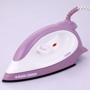 Black-Decker-F1500-1300W-Dry-Iron-with-Overheat-Protection-Pink
