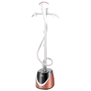 Black-Decker-GST1600-B5-Garment-Steamer-with-Single-Adjustable-Pole-Hanger-1600-W-5-Stage-1-7-L-Auto-Shut-Off-Rose-Gold-Black