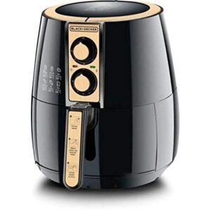 Black+Decker-AF300-B5M-Air-Fryer-Performance-Range-Aero-Fry-Black-Gold-4-Litres