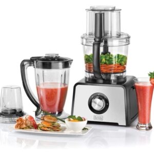 Black+Decker-FX810-B5-800W-41-Function-4-in-1-Food-Processor-Black-Silver