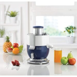 Black+Decker-JE350-1000W-Juice-Extractor-White-Blue