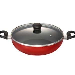 Butterfly-Kroma-Deluxe-Kadai-with-Glass-Lid-260mm