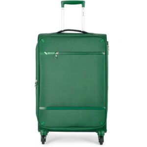 CARLTON-AMBERL55GN-Amberlite-55CM-4-Wheel-Soft-Trolley-Green