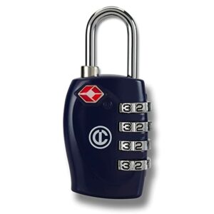 Carlton-4DTSALOCK-Unisex-TSA-4D-Combination-Lock-Blue