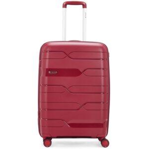 Carlton-BEDFORD77MRN-8-Wheel-Hard-Casing-Trolley-77cm-Maroon