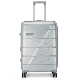 Carlton-CA-MILAN69SIL-69cm-4-Wheel-Cabin-Luggage-Trolley-Silver