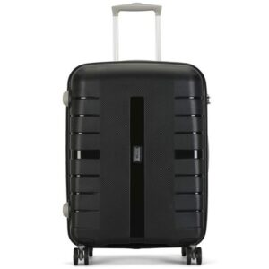 Carlton-VOYAGER55B-55cm-4-Wheel-Hard-Trolley-Voyager-Black